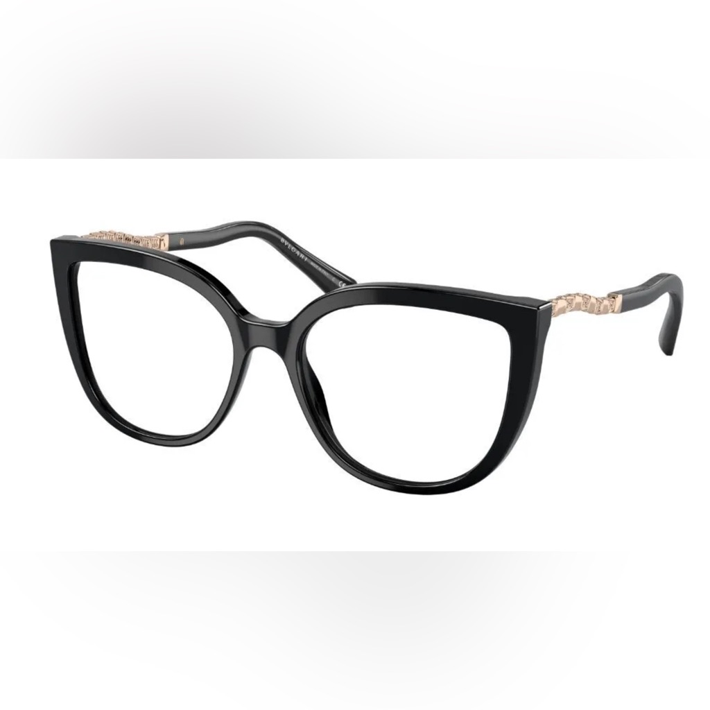 Bvlgari Eyeglass Frames Bv4214b Black/Womens ~ W/Tag $498.00 “Demo Frames”
